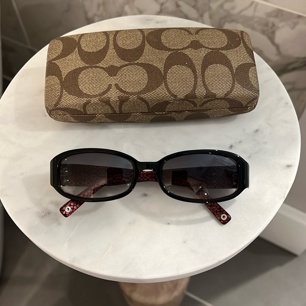 Genuine Coach sunglasses w/original case